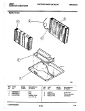 CONDENSER Diagram and Parts List for 15-127A  Frigidaire Air Conditioner