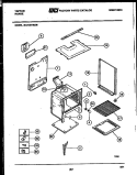 BODY PARTS Diagram and Parts List for 30-2139-00-06  Tappan Range