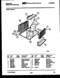 UNIT PARTS Diagram and Parts List for A05LE2E7  Frigidaire Air Conditioner