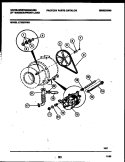 DRIVE COMPONENTS Diagram and Parts List for LT200PXD2  Frigidaire Washer