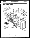 LATCH AND CONTAINER ASSEMBLY Diagram and Parts List for TC500AWW0  Frigidaire Trash Compactor