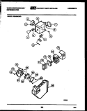 REFRIGERATOR CONTROL ASSEMBLY, DAMP Diagram and Parts List for RS249MCD0  Frigidaire Refrigerator