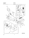 CONTROLS Diagram and Parts List for FRS23R4AB0  Frigidaire Refrigerator