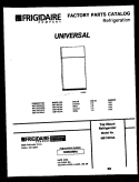 COVER Diagram and Parts List for MRT18CHAZW0  Uni Refrigerator