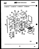 LOWER BODY PARTS Diagram and Parts List for 73-3957-23-02  Tappan Range