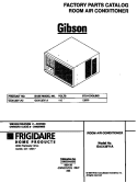 COVER Diagram and Parts List for GAX128Y1A2  Gibson Air Conditioner