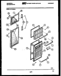 DOOR PARTS Diagram and Parts List for ATC105WKB1  Tappan Refrigerator