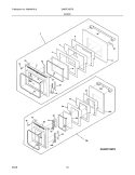 Part Location Diagram of 5304456517 Frigidaire HINGE