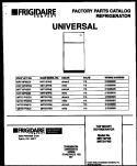 COVER Diagram and Parts List for MRT19PNBD0  Uni Refrigerator