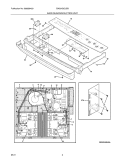 BACKGUARD/INDUCTION UNIT Diagram and Parts List for EW30IS6CJSB  Electrolux Range