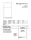 COVER Diagram and Parts List for FRT21LR7AQ6  Frigidaire Refrigerator