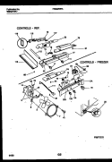 REFRIGERATOR CONTROL ASSEMBLY, DAMP Diagram and Parts List for FRS22WRAD1  Frigidaire Refrigerator