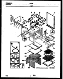BODY PARTS Diagram and Parts List for 30-2759-00-07  Tappan Range