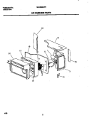 AIR HANDLING PARTS Diagram and Parts List for WAH096H2T1  Frigidaire Air Conditioner