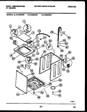 CABINET PARTS Diagram and Parts List for LA400MXD2  Frigidaire Washer