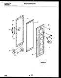 FREEZER DOOR PARTS Diagram and Parts List for WRS22PRBD0  Frigidaire Refrigerator
