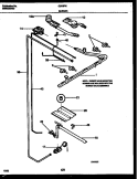 BURNER, MANIFOLD AND GAS CONTROL Diagram and Parts List for G31BPNL5  Frigidaire Range