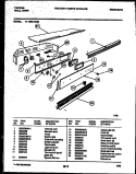 CONTROL PANEL Diagram and Parts List for 11-1559-00-04  Tappan Wall Oven