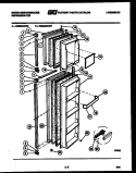 DOOR PARTS Diagram and Parts List for RT140LLD0  Frigidaire Refrigerator