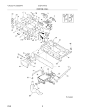 CONTROL PANEL Diagram and Parts List for GCEH1642FS3  Frigidaire Washer Dryer Combo