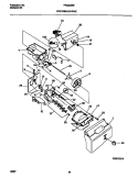 CONTAINER / DRIVE Diagram and Parts List for FRS22ZRFD0  Frigidaire Refrigerator