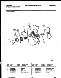 CAM Diagram and Parts List for DB700PW1  Frigidaire Dishwasher