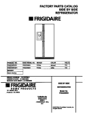 COVER Diagram and Parts List for FRS20WRHW1  Frigidaire Refrigerator