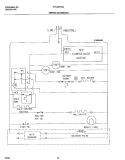 WIRING SCHEMATIC Diagram and Parts List for FRT22FR4JW0  Frigidaire Refrigerator