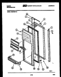 DOOR PARTS Diagram and Parts List for RS22F8WV1B  Gibson Refrigerator