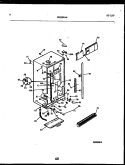CABINET PARTS Diagram and Parts List for RS22F8DX1B  Gibson Refrigerator