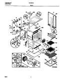 BODY Diagram and Parts List for TEF387CCTA  Tappan Range