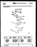 BROILER PARTS Diagram and Parts List for CEC3M6WTAD  Gibson Range