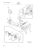 CONTROLS Diagram and Parts List for FFHS2322MB1  Frigidaire Refrigerator