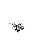 MOTOR Diagram and Parts List for DG640JXW1  Frigidaire Dryer