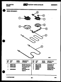 BROILER PARTS Diagram and Parts List for REP375GW4  Kelvinator Range