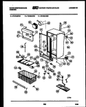 CABINET PARTS Diagram and Parts List for FU199LRW2  Frigidaire Freezer