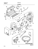 ICE MAKER Diagram and Parts List for FRT21FR6AB3  Frigidaire Refrigerator