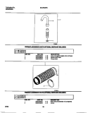 HOSE, EXHAUST EXTENSION Diagram and Parts List for MLCE52RCS0  Tappan Washer