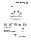 COVER Diagram and Parts List for FGC36C4AWA  Frigidaire Cooktop