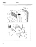 SYSTEM Diagram and Parts List for F22CW12  Frigidaire Freezer