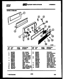 BACKGUARD Diagram and Parts List for 31-2759-23-01  Tappan Range