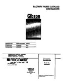 COVER Diagram and Parts List for GDB634RFS2  Gibson Dishwasher