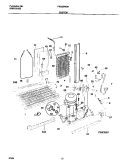 SYSTEM Diagram and Parts List for FRS26WGHW3  Frigidaire Refrigerator