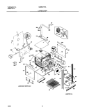 LOWER OVEN Diagram and Parts List for GLEB27T8ABB  Frigidaire Wall Oven