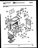 BODY PARTS Diagram and Parts List for KF480NW1  Frigidaire Range
