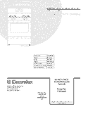 COVER Diagram and Parts List for FGF368GMA  Frigidaire Range
