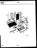SYSTEM AND AUTOMATIC DEFROST PARTS Diagram and Parts List for FPI20VSW0  Frigidaire Refrigerator