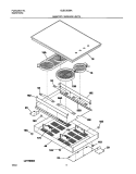 MAINTOP Diagram and Parts List for GLEC30S8ABC  Frigidaire Cooktop