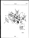 FUNCTIONAL PARTS Diagram and Parts List for 56-2651-10-01  Tappan Microwave
