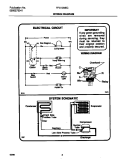 WIRING DIAGRAM Diagram and Parts List for FFU12M5CW1  Frigidaire Freezer